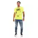 Pilatos Camiseta Manga Corta Presence Amarillo Neón Talla L