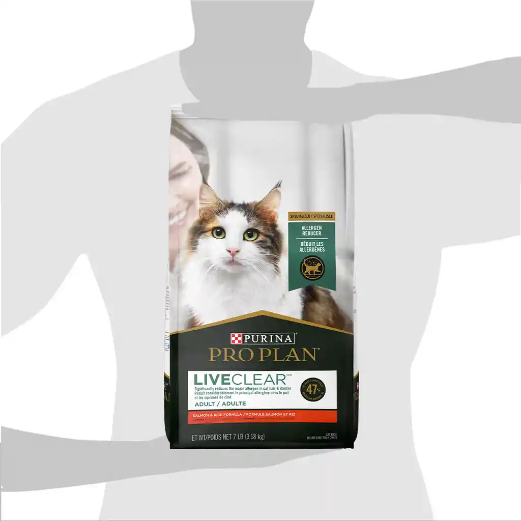 Comida para Gatos Reductor de Alergenos Purina Pro Plan Live Clear x 3 kg