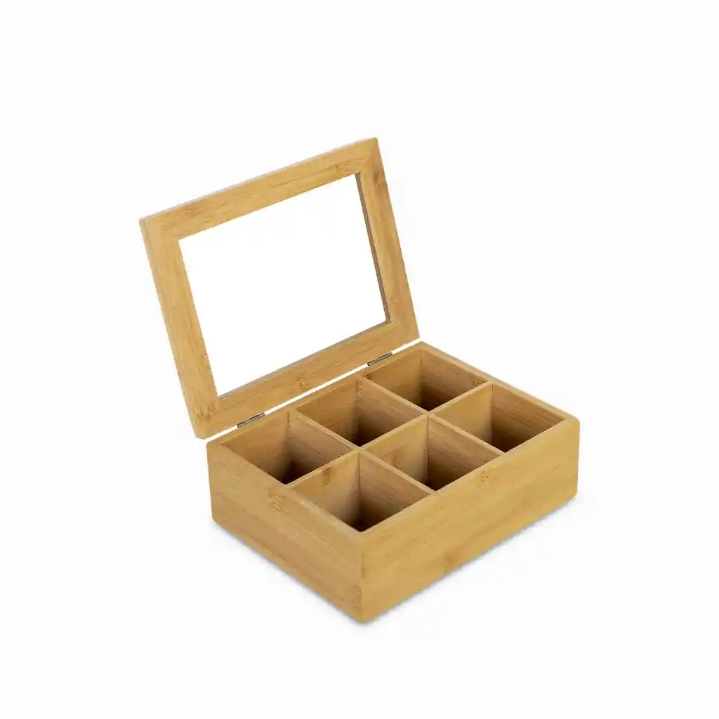 Caja Para té en Bambú Ambiente Gourmet