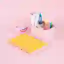 Organizador Plástico Compartimento Alta Macaron Rosa Miniso