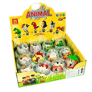 Bloques De Construccion Capsula Animales Serie 1 Surtidos- T