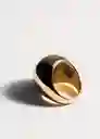 Anillo Lena Oro Talla M Mujer Mango