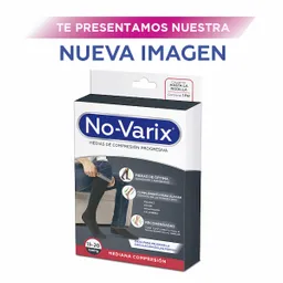 No-Varix® Calcetín Hombre 15-20 mm/hg White Medium