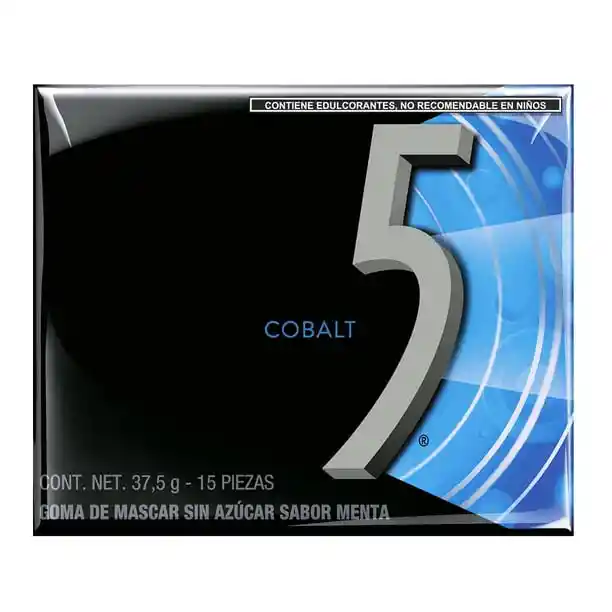 Five Chicle Sabor Menta Cobalt
