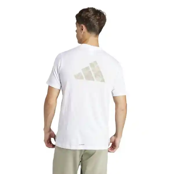 Adidas Camiseta Wo Logo Tee Hombre Blanco S IT2125