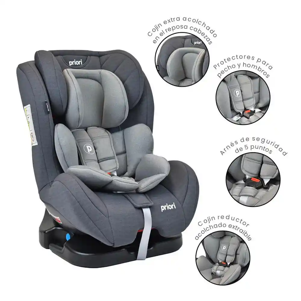 Silla Carro Bebe Gris