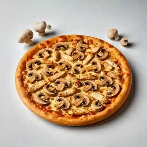 Pizza Especial Pollo Champiñon Mediana 6P