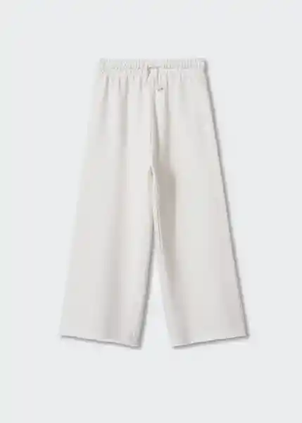 Pantalón Steffy Offwhite Talla 08 Niñas Mango