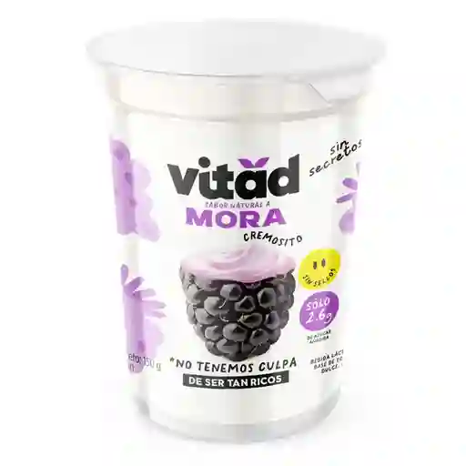 Bebida Vitad Lactea Base Yogur Mora Cremosi (150 Gr)