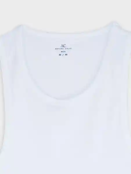 Camiseta Antibacterial Para Hombre Blanco M 12006 Arturo Calle