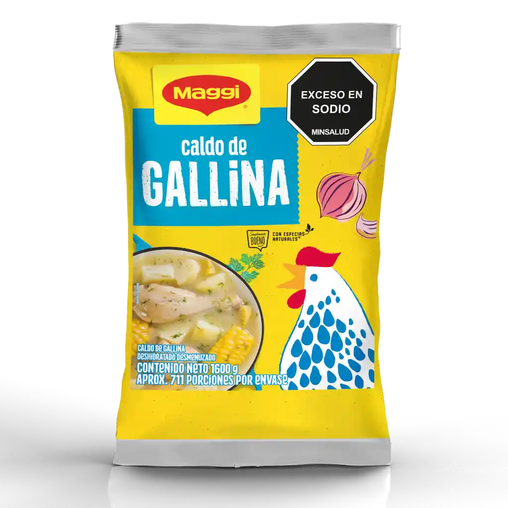 Caldo MAGGI de Gallina x 1600g
