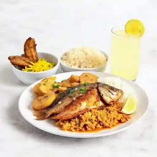 Pescado Al Ajillo Mojarra Truchasierra