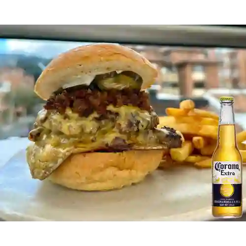 Combo Clasica Smash Pa1 + Corona 355 ml