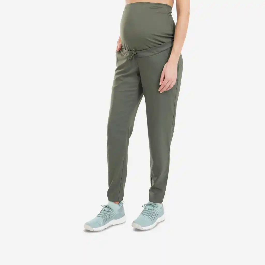 Pantalón Para Embarazadas Senderismo Quechua Verde