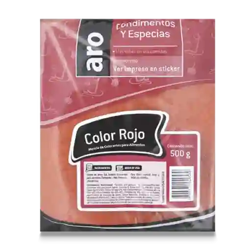 Aro Color Rojo
