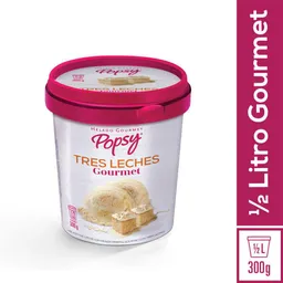 Popsy Helado Gourmet Sabor Tres Leches