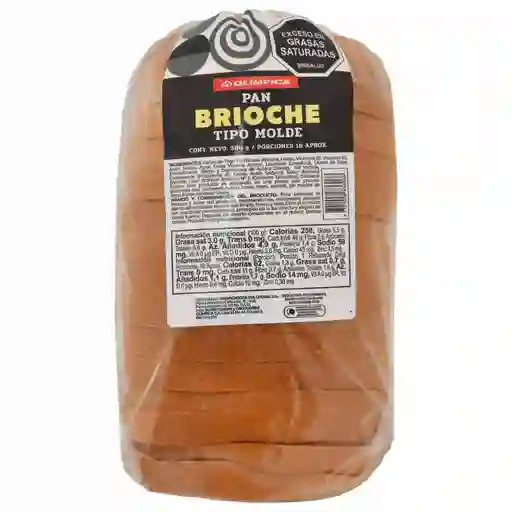 Pan Brioche Tipo Molde Olimpica