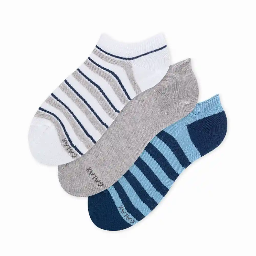 Medias Deportivas Tobilleras Corta Para Niños Wilder Kd X3 Galax Talla 6-8