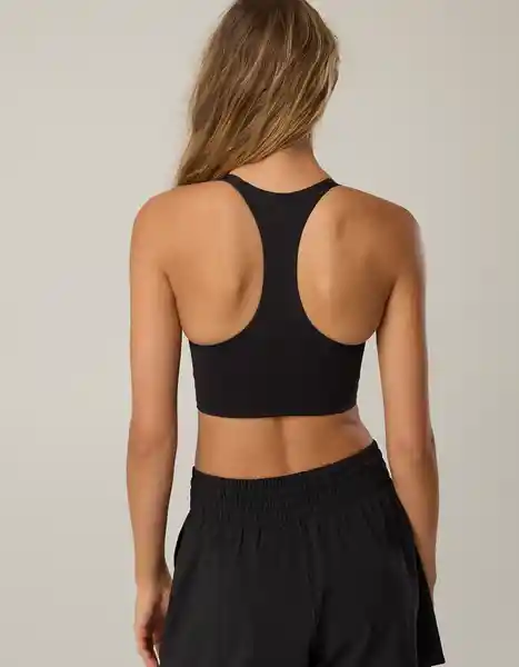 Top Aerie Negro Talla: LARGE 1354073 American Eagle