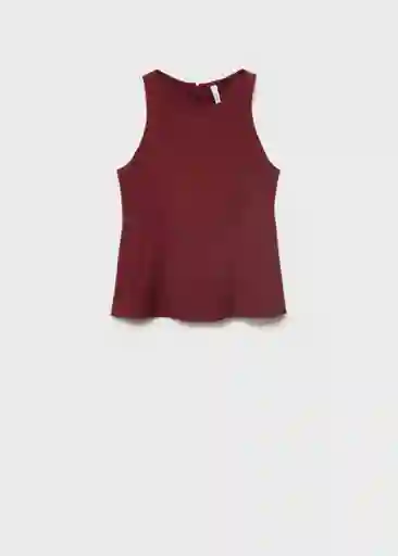 Blusa Pepa Granate Talla M Mujer Mango