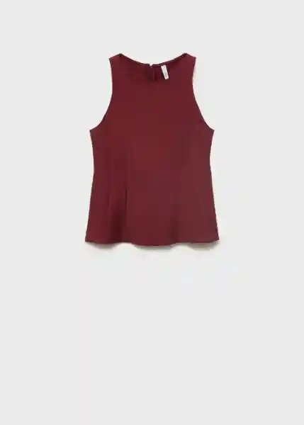 Blusa Pepa Granate Talla M Mujer Mango