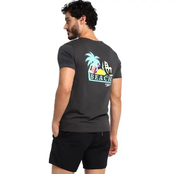 Camiseta Manga Corta Ala Moana Hombre Talla M Speedo