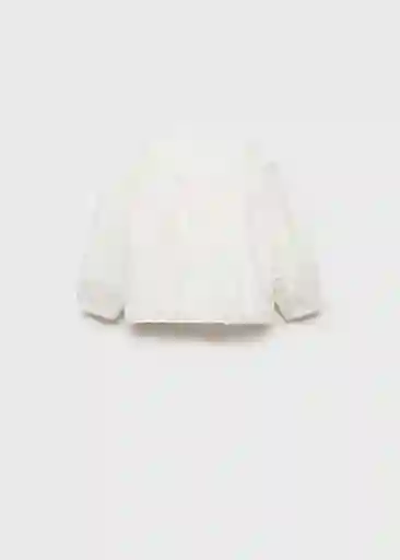 Blusa Victoria Blanco Talla 71 Niñas Mango