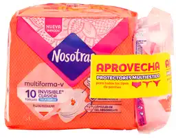 Nosotras Toalla Higiénicas Multiestilo + Protectores Multiestilo