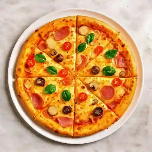Pizza Tradicional Mediana.