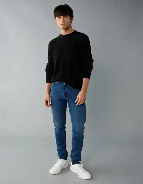 Suéter Tejido Hombre Negro Talla Medium 1933064 American Eagle