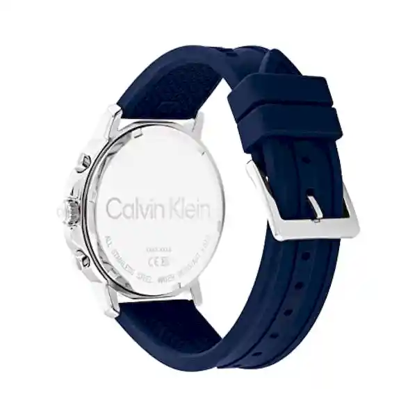 Reloj Gauge Sport Para Hombre Color Azul 25200071 Calvin Klein