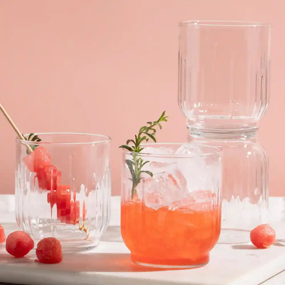 Set X 6 Vasos Barcelona Rocks Cristar 0927cl6