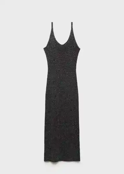 Vestido Klung Negro Talla XL Mujer Mango