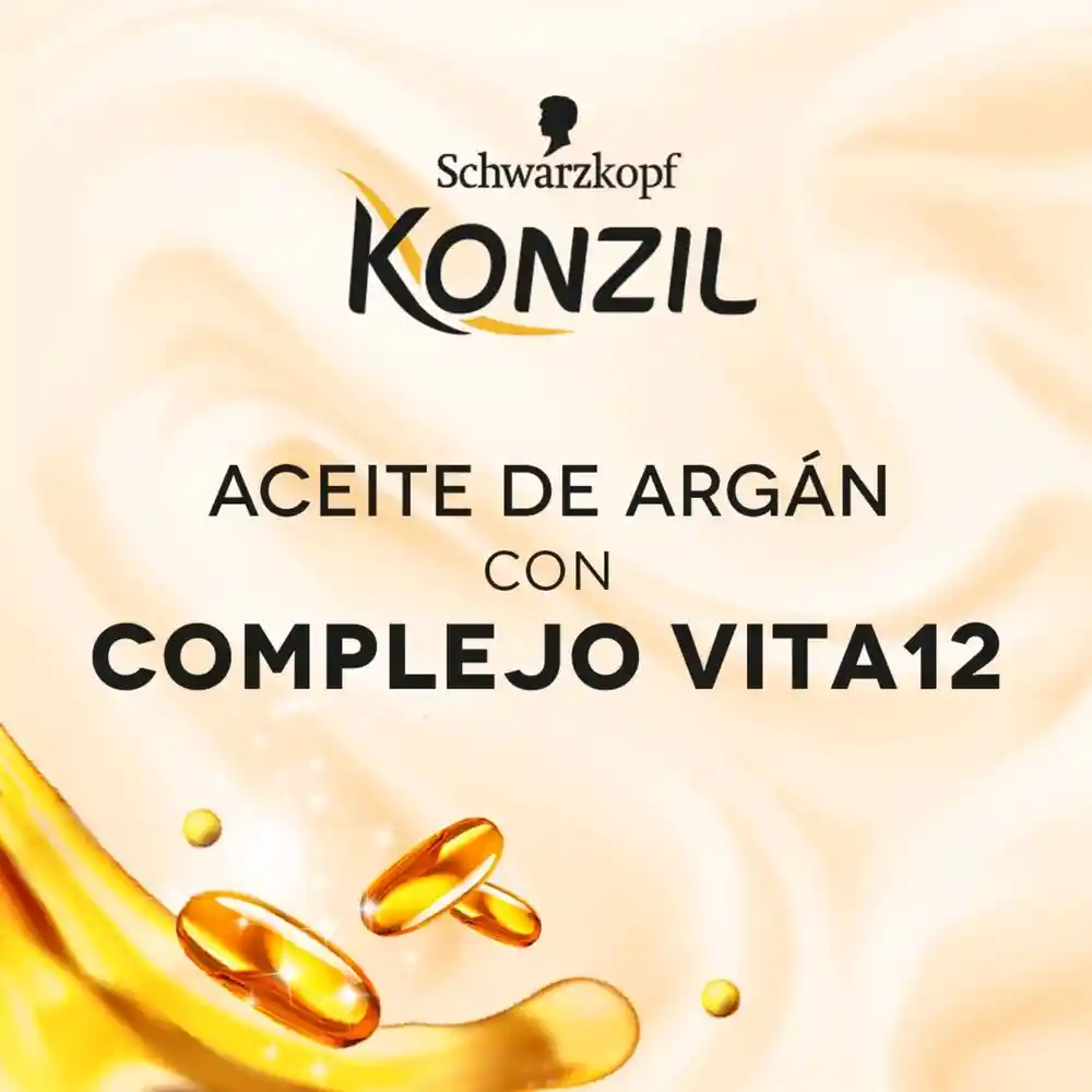 Konzil Shampoo Nutrición e Hidratación Aceite de Argán