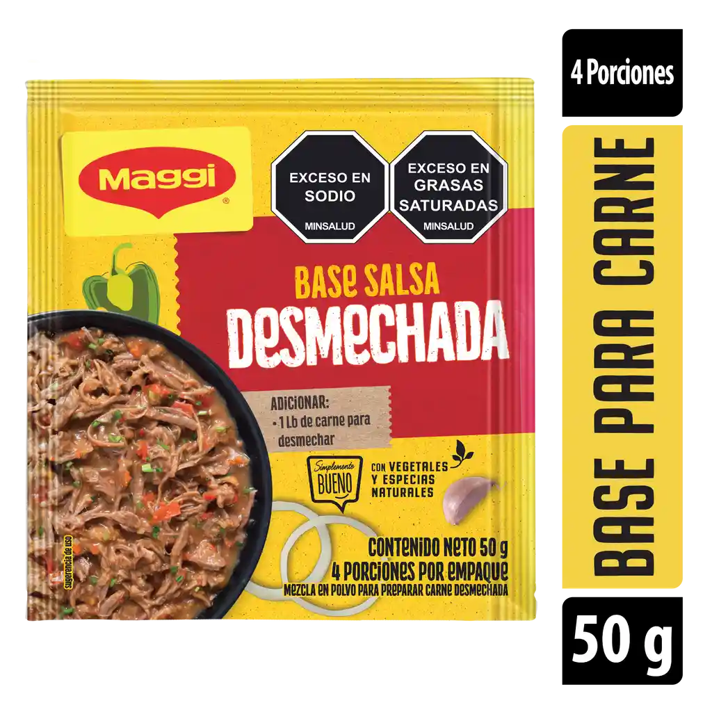 Base MAGGI para carne Desmechada x 50g