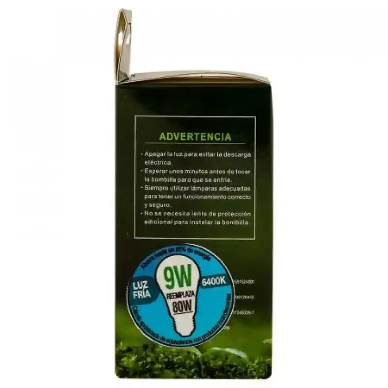 Evergreen Home Bombillo Convencional Luz Blanca 9W E27