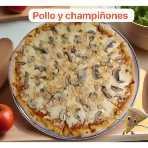 Pollo con Champiñones Al Ajillo