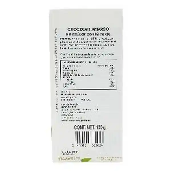 Chocola 2 U Te Amargo Sin Azucar 100 Grs