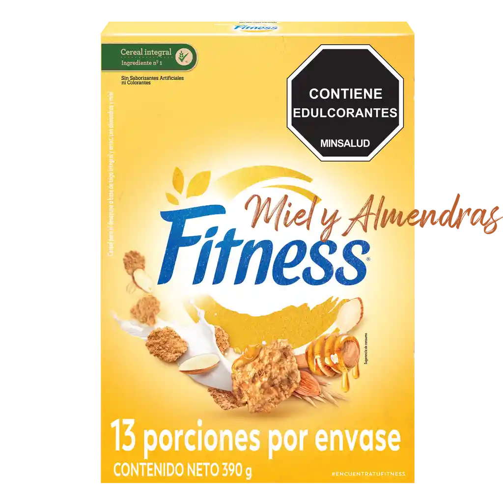 Cereal FITNESS Miel y Almendras x 390g