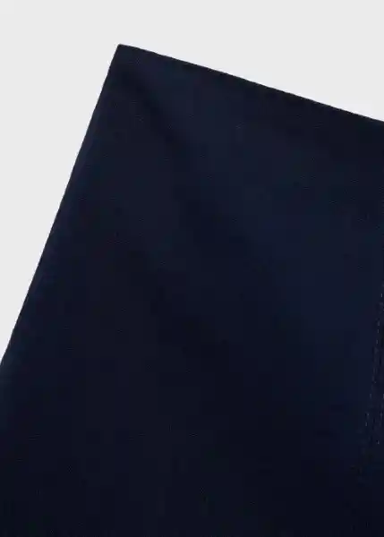 Short Malu5-H Navy Talla 40 Mujer Mango