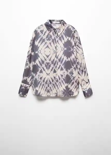 Camisa Prisma Malva Talla XS Mujer Mango