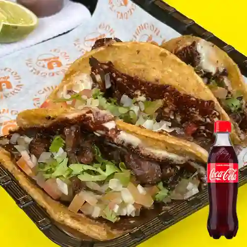 Combo Taco el Chante + Coca-Cola Sabor Original 400 ml