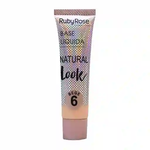 Ruby Ross Base Liquida Natural Look Beige 6 Ref G2 29 Ml