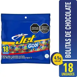 Jet Golosina Gool Baloncitos 4.5 g x 18 Und