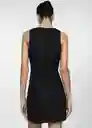 Vestido Lucy Negro Talla S Mujer Mango