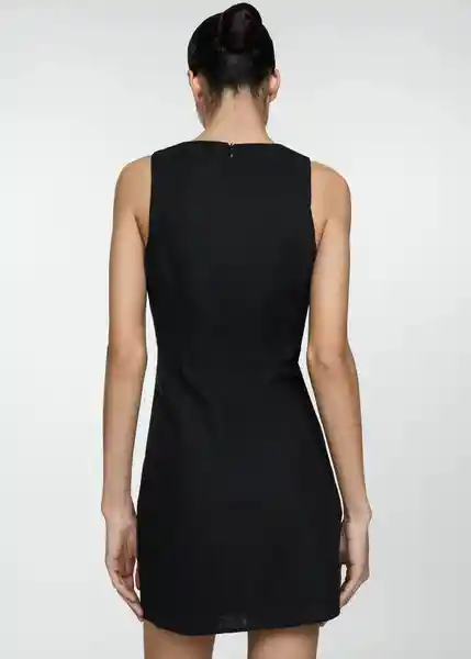 Vestido Lucy Negro Talla S Mujer Mango