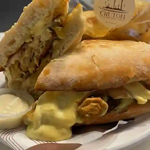Crondwich pollo champiñones
