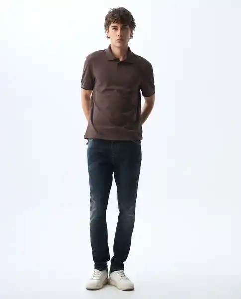 Camiseta Hombre Naranja Talla M 801G004_NAR171147 Americanino