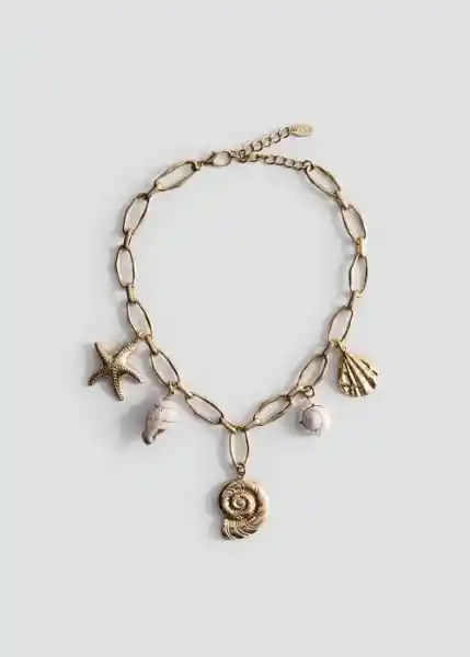 Collar Thalia Oro Talla 99 Mujer Mango