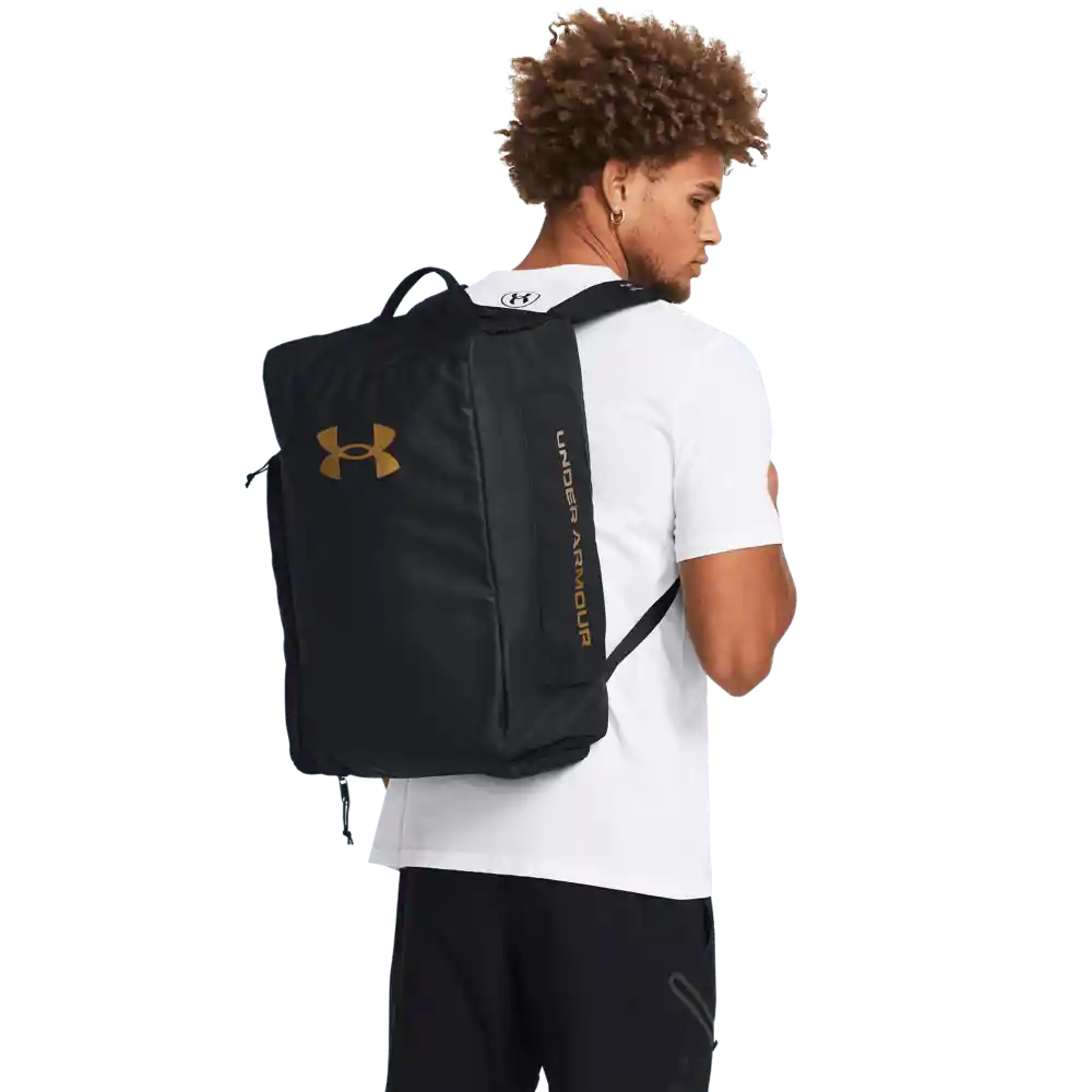 Under Armour Bolso Contain Duo SM Duffle Hombre Negro Osfm